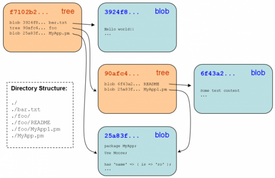 example directory structure diagram