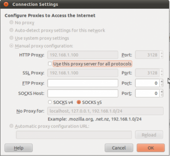 Why no, you can't change your proxy setting... :)