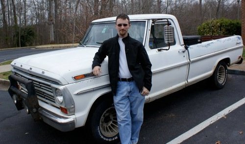 Gene and his truck