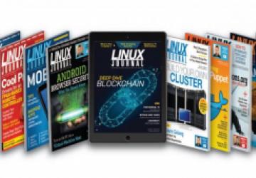 Linux Journal magazine covers