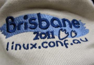 Brisbane LCA 2011 conference logo on the conference hat