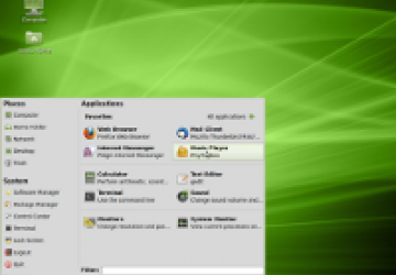 Mint Desktop & Mint Menu Linux Mint 9