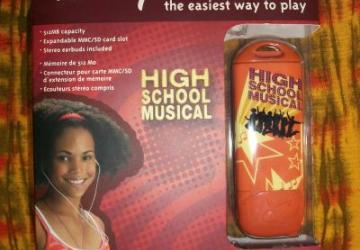 Not just a Disney MP3 player, but a High School Musical MP3 player.  Awesome.